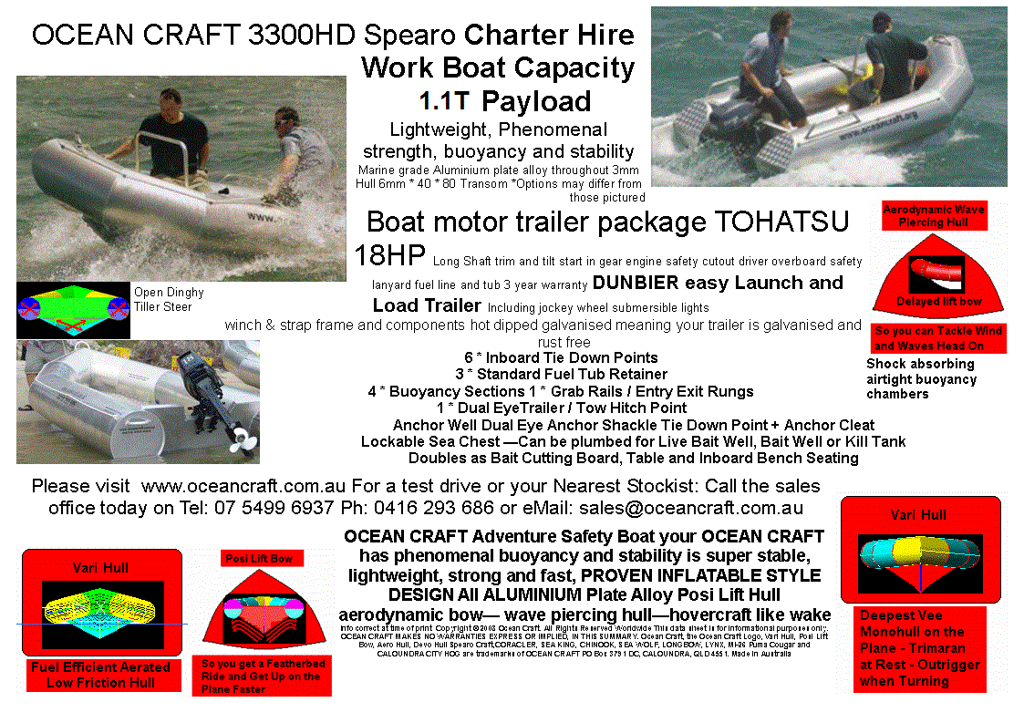 OCEAN CRAFT 3300 Spearo Craft
