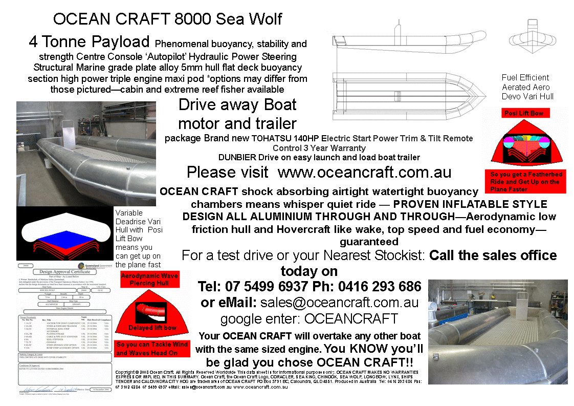 OCEAN CRAFT 8000 Sea Wolf